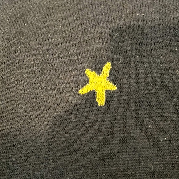 EUC Lilly Pulitzer Christmas sweater with gold starfish stars XL - Picture 2 of 6